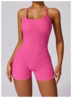 Material de nylon cruzado del estilo sólido sin mangas del top corto del puente de la yoga para el verano/primavera - details 7
