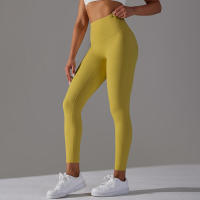 -Leggings de yoga sexys para mujer, pantalones de cintura alta para entrenamiento, gimnasio, correr - details 45