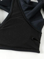 Bikini de cintura alta para mujer, traje de baño con volantes y cordones, conjunto de Bikini Sexy con Tanga, ropa de playa de verano - details 6
