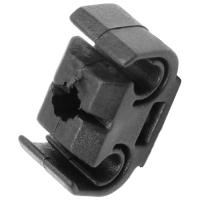 40 soportes de retención para tubos de 2 puntos. 811611797   Clip de cable de freno con base de doble conducto, 4,75 mm, negro - details 0
