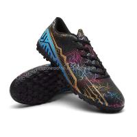 Tacos de fútbol descalzos de cuero genuino, plantilla de TPU de malla superior personalizable, tallas estadounidenses al por mayor para invierno y primavera, nuevo diseño 2024 - details 7
