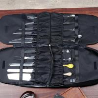 Bolsa de cubiertos de poliéster para exteriores con múltiples ranuras, cremallera, para acampar, senderismo, barbacoa, picnic, bolsa rebanadora, accesorios - details 2