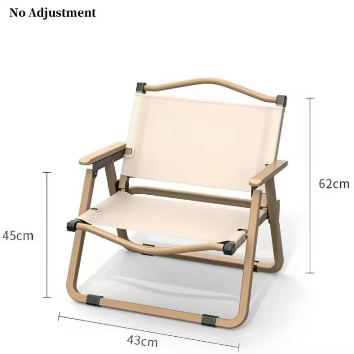 Silla de respaldo alto para acampar al aire libre plegable con ángulo ajustable de 5 rejillas Kermit recién mejorada, sillón de jardín - 1