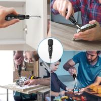 Mini destornillador eléctrico inalámbrico para el hogar, luz de trabajo de punta magnética, recargable por USB, 3,6 V - details 0