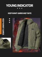 Chaqueta acolchada de algodón para hombre, abrigo grueso de lana de cordero, de pana Popular, última moda, 2024 - details 2