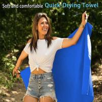 Toalla deportiva súper absorbente suave de secado rápido, chal de natación de microfibra para Fiess, natación, senderismo al aire libre, Yoga - details 6