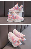 Zapatos deportivos para niñas, zapatillas de correr para niños, malla de aire transpirable rosa, corazón, zapatillas dulces, zapatos casuales con gancho y bucle para niños - details 5