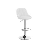 Taburete redondo giratorio de piel sintética para oficina, silla de oficina con ruedas, altura ajustable, silla de trabajo rosa. - details 9