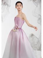 Vestido de noche, sensación de alta gama para mujer francesa sin tirantes, vestido de novia, lujo ligero, novia de nicho, fiesta de compromiso, súper hada - details 2
