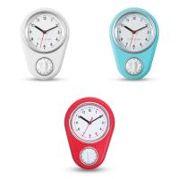 Reloj de pared con temporizador para cocina, cronógrafo giratorio con movimiento silencioso, creativo y Simple, ideal para sala de lectura interior - details 5