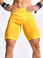 Pantalones Cortos de Bodybuilding para Hombres Leggings Elásticos para Correr en la Gimnasio - details 14