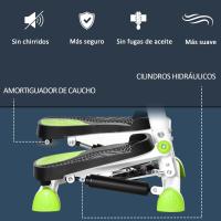 Máquina de Step Stepper Fitness en Casa para Escaleras con Pantalla LCD Manillar y Pedales Antideslizantes Equipo de Ejercicio para Gimnasio Oficina 55x44x108 cm - details 3