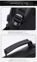 Bolso para hombres bolso Pu mochila de gran capacidad viaje de ocio bolso de computadora de embarque para hombres - details 21