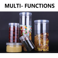 Frascos de plástico para alimentos, botes sellados rellenables para guardar galletas, maquillaje, almacenamiento de cocina, botella de viaje, 10 piezas - details 2