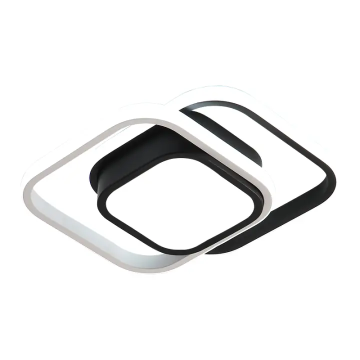 Goeco Luz de techo LED moderna Montaje semivestido Eficiencia energética 2500LM Aluminio - 1