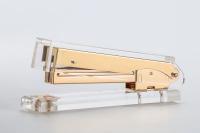 Grapadora elegante de acrílico para estudiantes, calculadora de energía Solar, papelería, oficina, suministro escolar - details 5