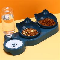 Tazones de Gato de Plástico Alimentador de Doble Boca para Comida y Agua - details 8