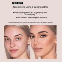 1 unidad de contorno líquido de alto brillo mate, cosméticos líquidos, maquillaje, corrector, bronceadores y resaltadores de larga duración H4F6 - details 7