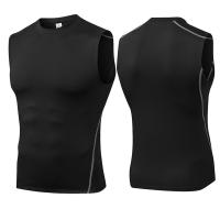 Camisa de compresión sin mangas para hombre, camiseta deportiva con capa base, camisa de entrenamiento atlético - details 5