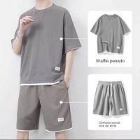 Ropa deportiva informal para hombre, hecha de tela de hielo para mantenerse fresco durante el verano - details 6