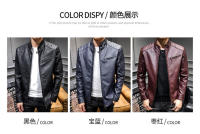 Nueva chaqueta de cuero para hombre, moda delgada de motocicleta juvenil, PU, de otoño e invierno - details 3