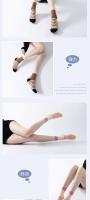 Calcetines de Yoga para mujer, calcetines informales de algodón rayado para entrenamiento interior, calcetines deportivos de baile, calcetines profesionales antideslizantes de silicona para gimnasio y Pilates - details 8
