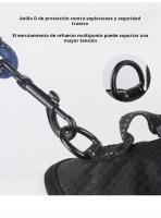 Arnés ajustable sin tirones para perros y gatos, acolchado suave con asa de control, fácil de evitar el - details 3
