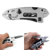 Alicates Multifuncionales 9 en 1 con Llave de Parede Herramientas de Bolsillo para Camping al Aire Libre Herramienta de Bricolaje con Batería Normal - details 5