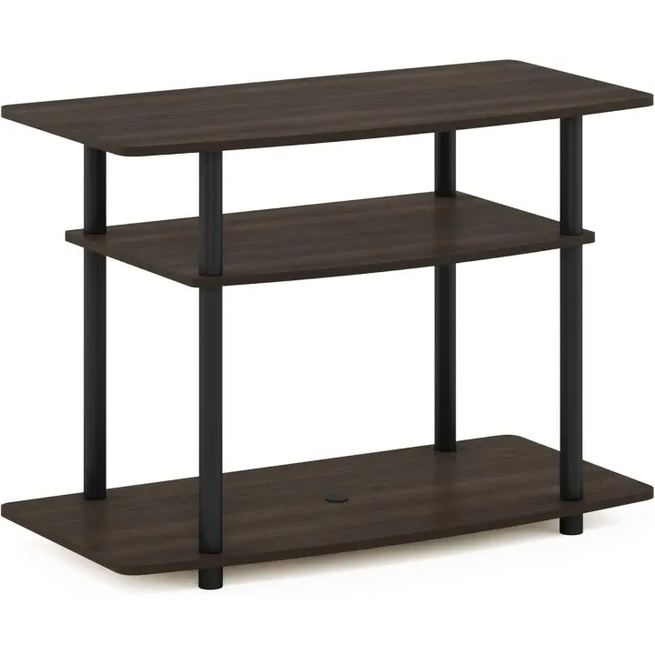 Soporte de TV Nogal Oscuro Almacenamiento de Media y TV Muebles y Organización - 1
