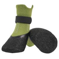 4 Uds. Calcetines suaves impermeables para mascotas, zapatos antisuciedad, transpirables, zapatos para perros, Protector antideslizante para patas de perro, cachorro - details 3
