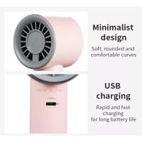 Ventilador portátil de mano con carga USB, miniventilador de bolsillo multifuncional de aspecto bonito, pequeño, ligero y de poco ruido - details 2