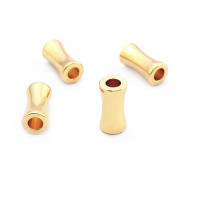 Cuentas de Pulsera de Brasso Dorado Mate Forma de Cilindro Ideal para Hacer Joyería DIY - details 9