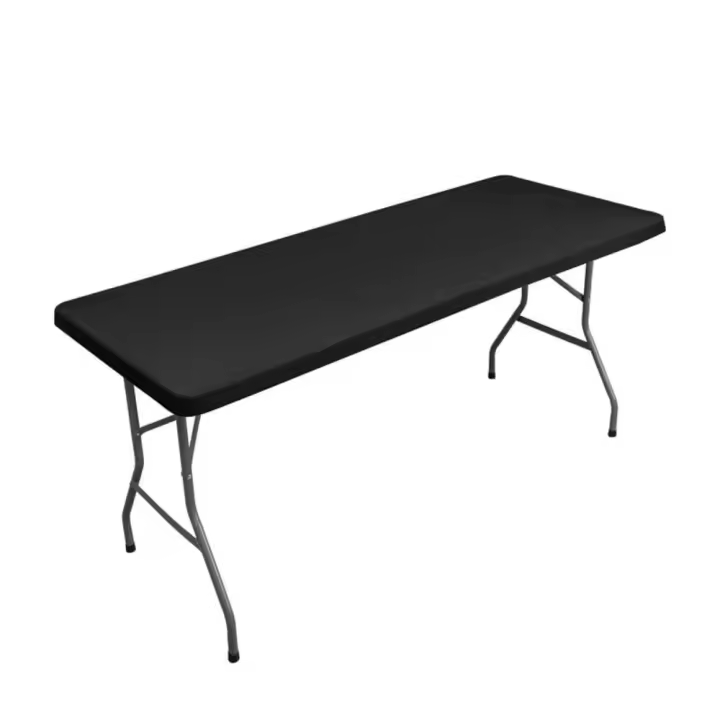 Mantel elástico suave para mesa de Picnic, cubierta plegable lavable para mesa de Patio, manteles ajustados elásticos sólidos a prueba de desgarros para banquete - 1