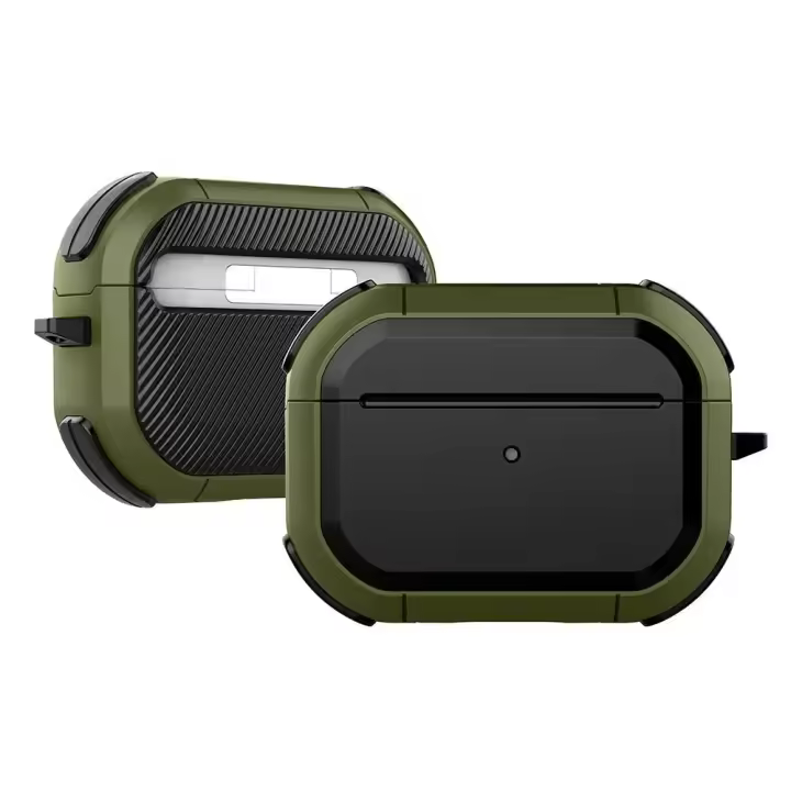 Funda de silicona de lujo Pro, funda ultrafina para casco a prueba de golpes para AirPods 3 2 1 - 1