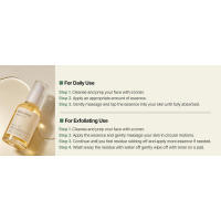Mixsoon Esencia de Frijol Exfoliante Hidratante Cuidado de la Piel Coreano Piel de Cristal Suero de Ácido Hialurónico (1.01 Fl Oz ([Paquete de 1)) - details 5