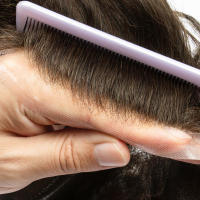 Q6 Base de encaje para hombres, peluquín duradero para hombre, Base de encaje transpirable, reemplazo de cabello humano Natural Real, Unidad de sistema de cabello, prótesis para hombres - details 2