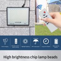 Lámpara Solar De 300W Para Exteriores, Focos Impermeables, Luces Solares Con Control Remoto, Reflector De Pared - details 1