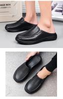 Zapatos De Chef Para Hombre, Zapatillas De Negocios, Cubierta Impermeable Para El Dedo Del Pie, Zapatillas Diarias De Talla Grande 39-46, Mocasines, Zapatos De Cocina A Prueba De Aceite - details 7