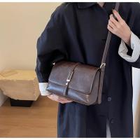 Bolso de trabajo retro para mujer - Gran capacidad 2025 Nuevo bolso casual de hombro y bandolera pequeño cuadrado. - details 3