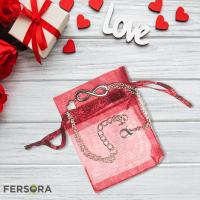 Pulsera para Mujer Infinito Corazón Ajustable Color Plata, Brazalete para el Día de la Madre, Cumpleaños, San Valentín, Regalo para Mujer, Amor Eterno y Amistad - details 3