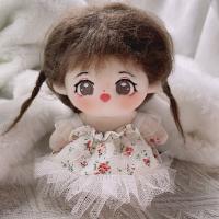 1 Juego de falda de princesa, ropa de muñeca de algodón de 10cm, accesorios de juguete, traje de muñeca de algodón, vestido Mini multicolor - details 7