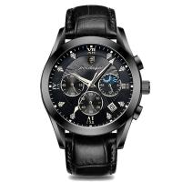 Reloj a prueba de agua luminoso para los hombres estudiante coreano tendencia de moda calendario - details 1