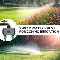 Aspersor de jardín inteligente con Bluetooth, temporizador bidireccional, filtro retardador de lluvia, controlador de riego automático - details 5