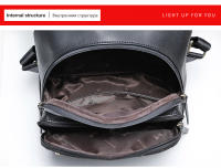 Marca FOXER, mochila de gran capacidad con cremallera de retales para mujer, nuevo diseño, bolsos universitarios para mujer, bolso de hombro de colegio para chicas adolescentes - details 9