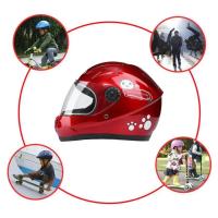 Casco de seguridad para niños, casco integral, apto para todas las estaciones, forma de la cabeza ajustable moto,, nuevo - details 32