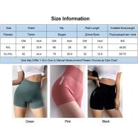 Pantalones cortos deportivos sin costuras para mujer, promoción de fiestas, gimnasio, correr, yoga - details 9