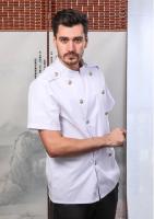 Uniformes de Chef de alta calidad para hombre, ropa de manga larga y corta, 3 colores, novedad de 2023 - details 2