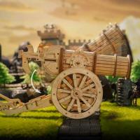 Rompecabezas 3D de Madera Robotime Juego de Artesanía de Asedio Medieval - details 7