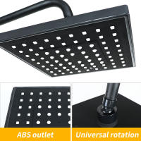 Juego de sistema de ducha, tubería de agua extendida, 3 funciones, color negro - details 4