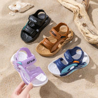 Nuevas Sandalias de Verano 2025 para Niños Zapatos de Playa Antideslizantes con Suela Suave de Velcro para Niñas Medianas y Mayores - details 1